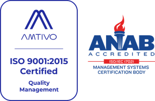 ISO 9001:2015 certified, ANAB accredited