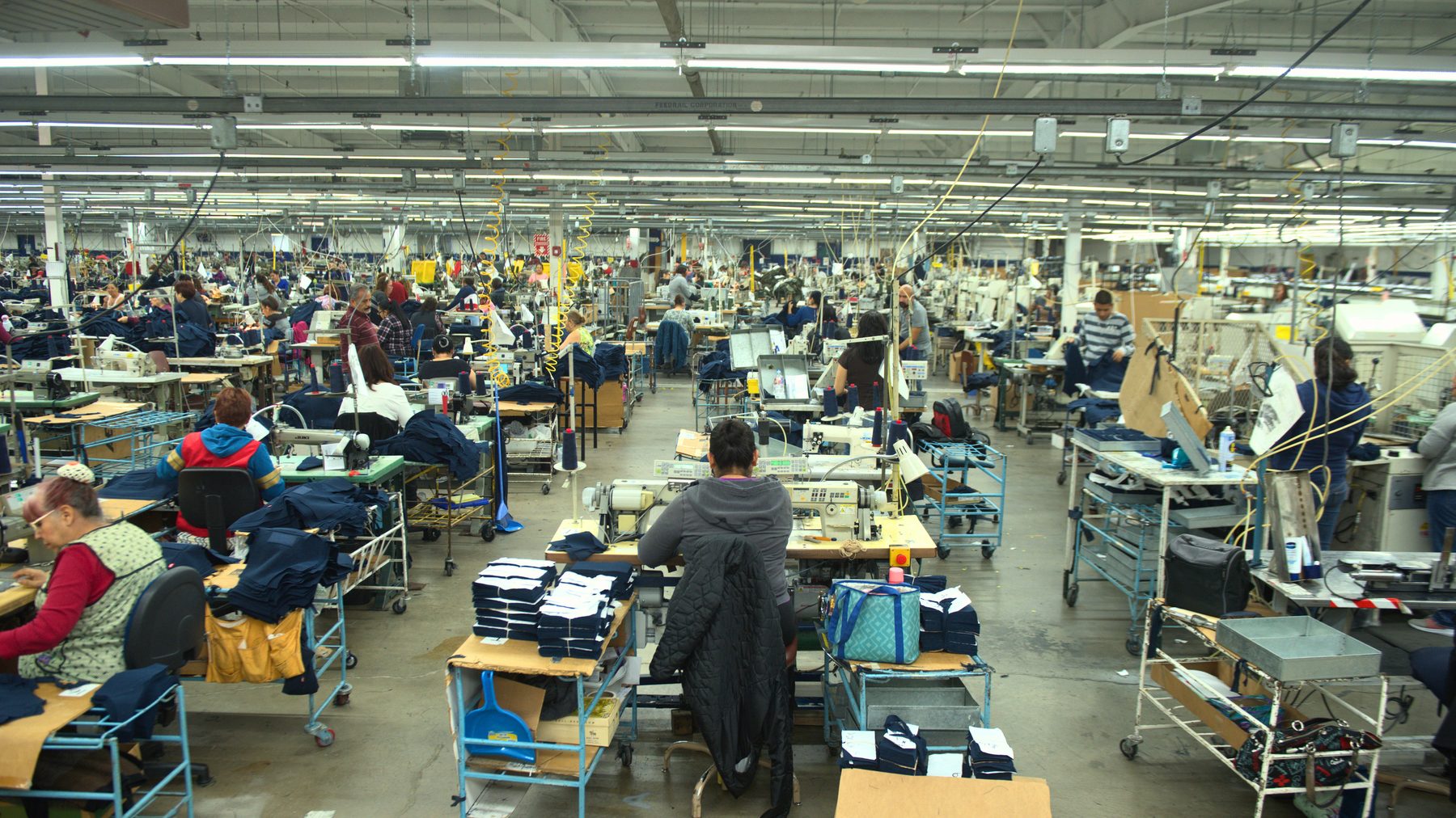 Production floor at Excel Manufacturing