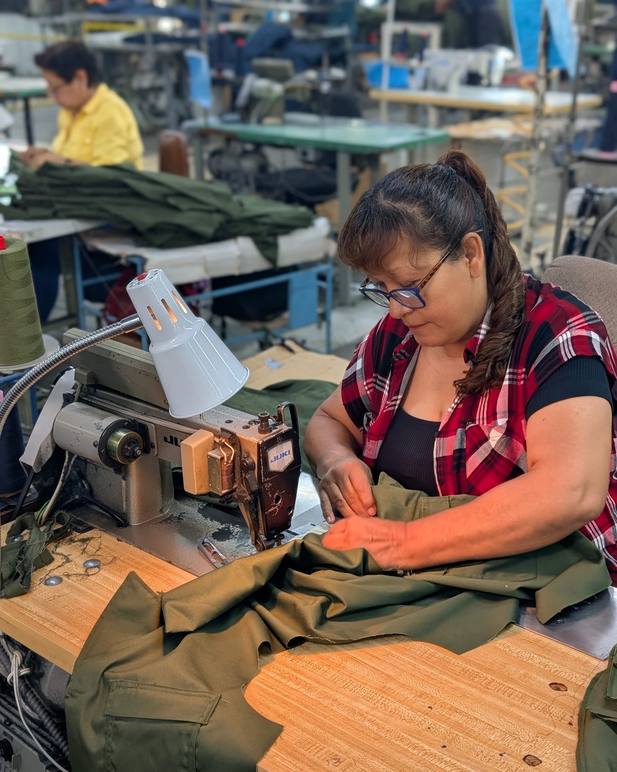 Sewing operator at Excel Manufacturing